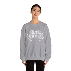 You Are Needed Here, but make it death metal unisex sweatshirt