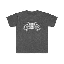 Load image into Gallery viewer, You Are Needed Here, but make it death metal unisex softstyle t-shirt