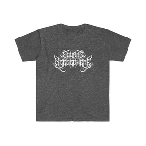 You Are Needed Here, but make it death metal unisex softstyle t-shirt