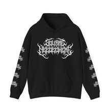 Load image into Gallery viewer, You Are Needed Here, but make it death metal unisex hoodie