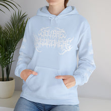 Load image into Gallery viewer, You Are Needed Here, but make it death metal unisex hoodie