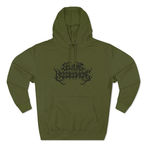 You Are Needed Here, but make it death metal hoodie