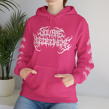 Load image into Gallery viewer, You Are Needed Here, but make it death metal unisex hoodie