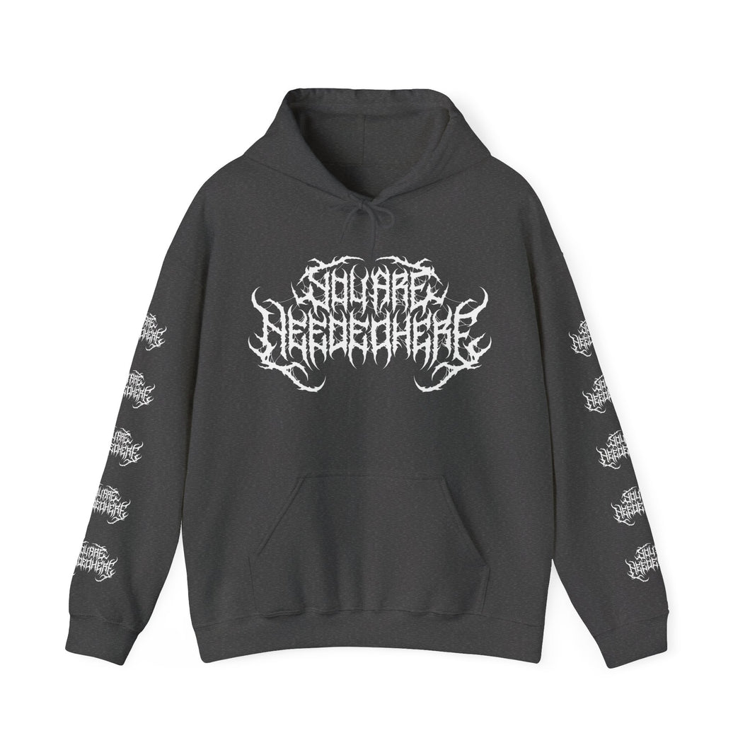 You Are Needed Here, but make it death metal unisex hoodie