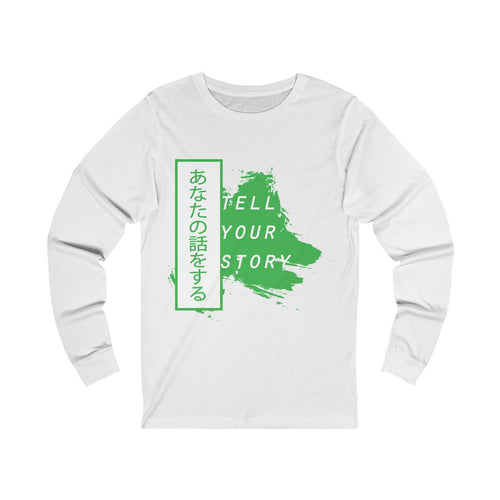 Tell Your Story Unisex Jersey Long Sleeve Tee