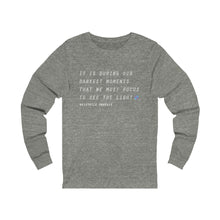 Load image into Gallery viewer, World Suicide Prevention Day 2019 Unisex Jersey Long Sleeve Tee