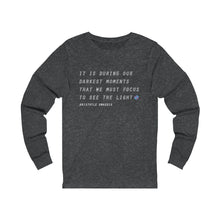 Load image into Gallery viewer, World Suicide Prevention Day 2019 Unisex Jersey Long Sleeve Tee